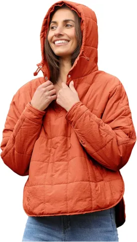 AMEBELLE Women's Oversized Hooded Puffer Jacket Quilted Jackets for Women Lightweight Winter Warm Padded Hoodies Coat