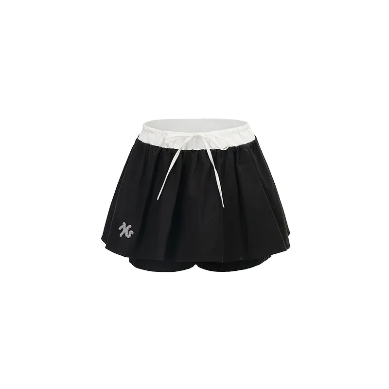 Black Air Bud Skirt-pants