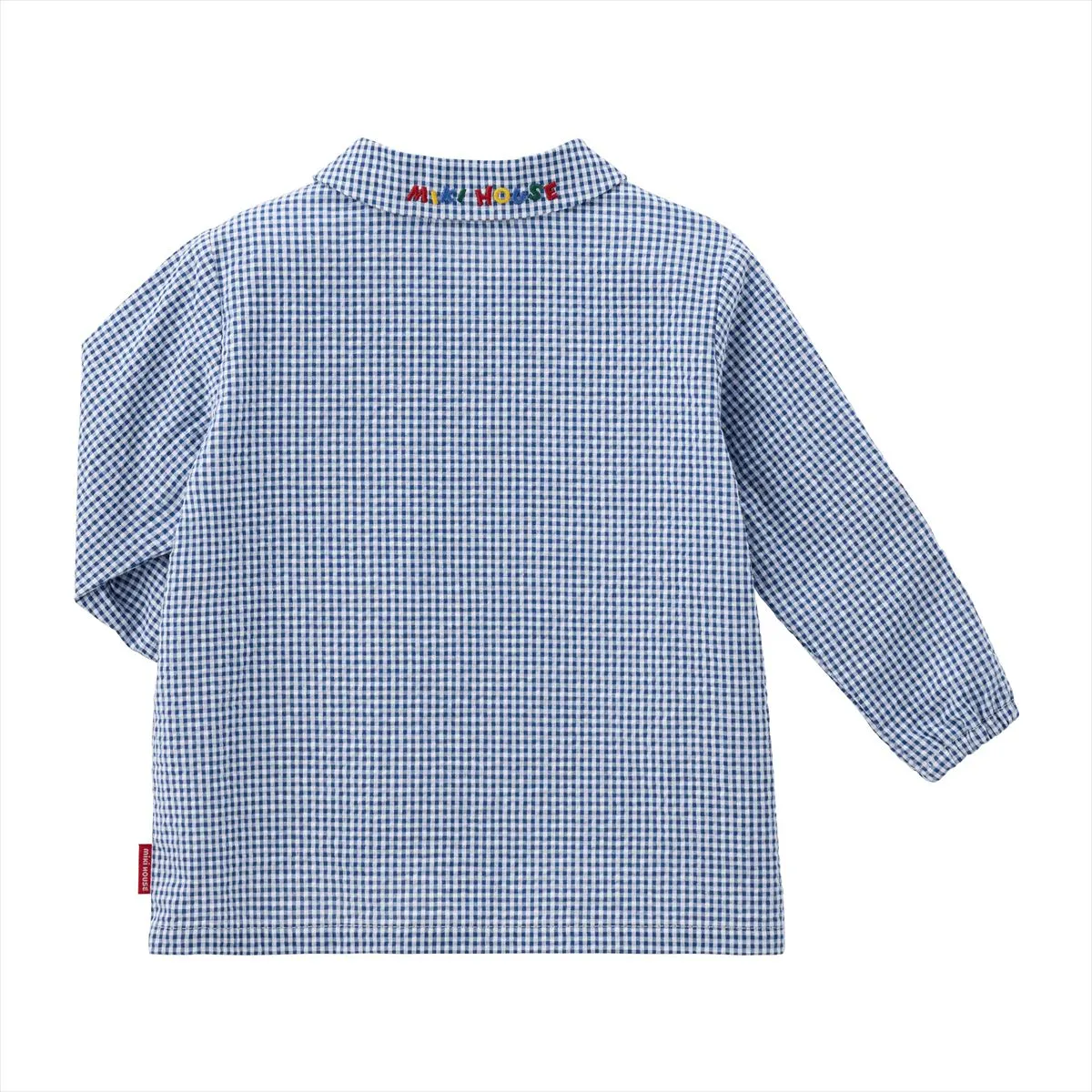 Classic MIKI HOUSE Bear Gingham Blouse