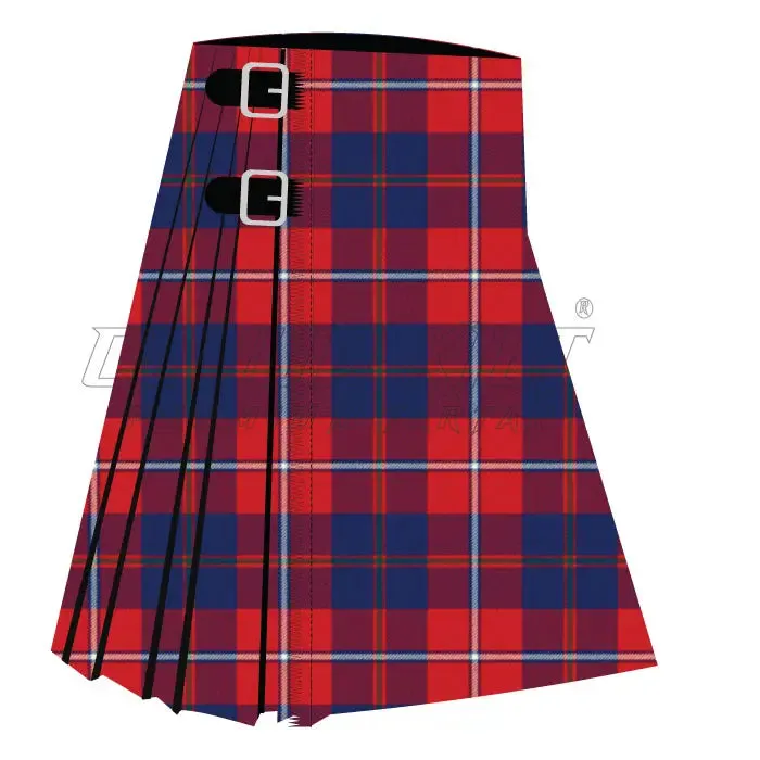 Galloway Red White Line Modern Tartan
