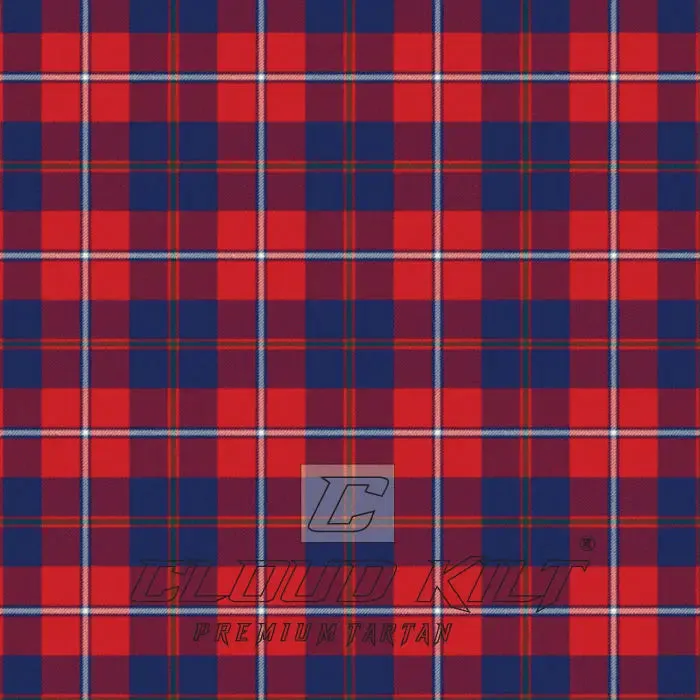 Galloway Red White Line Modern Tartan