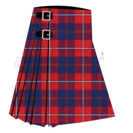 Galloway Red White Line Modern Tartan