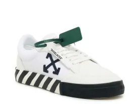 Men's suede sneakers Off-White Low Vulcanized, white / black