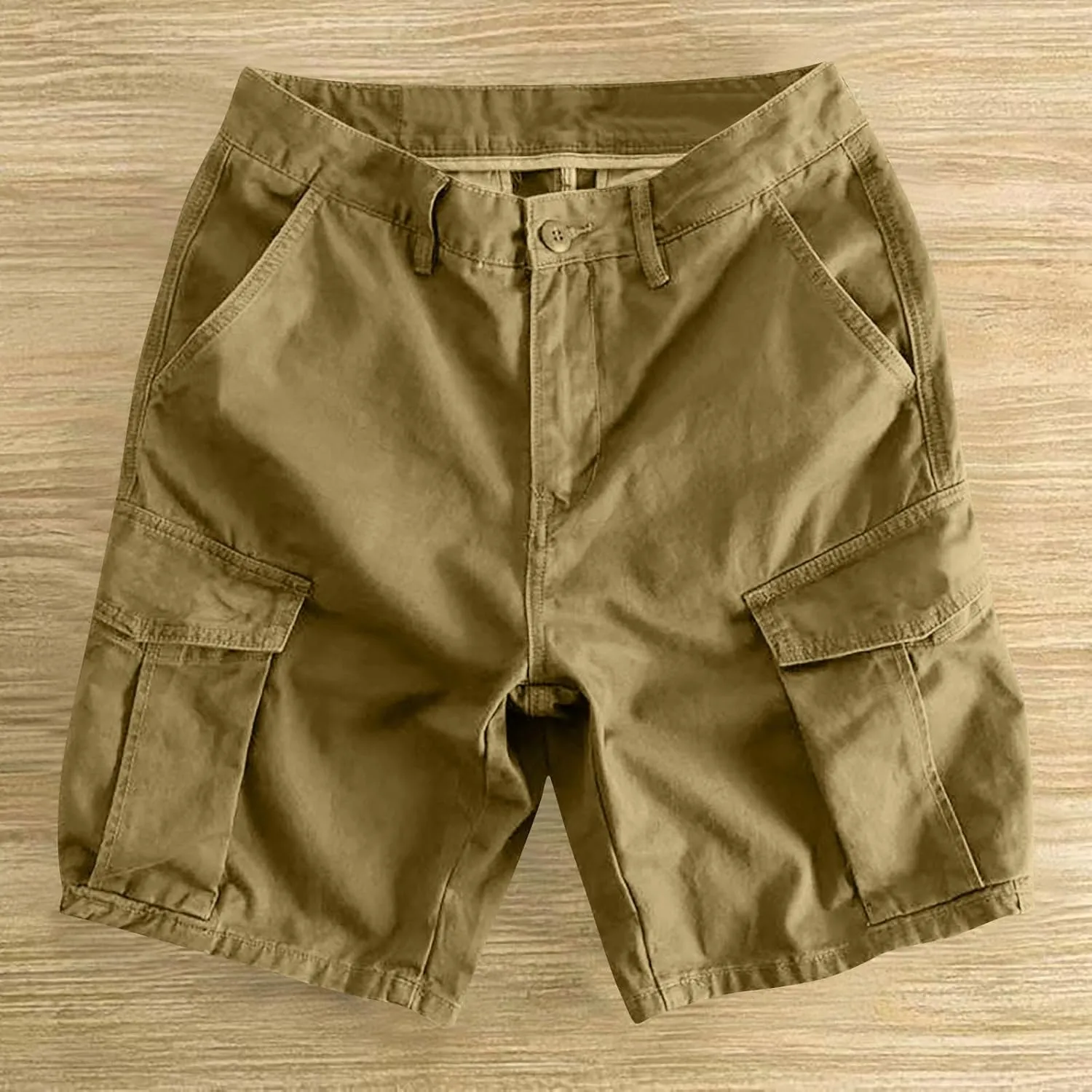 Mens Summer Cargo Shorts Lightweight Relaxed Fit Work Cargo Shorts, Short Pants for Golf Fishing Hiking Athletic