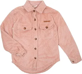 Simply Southern Simply Soft Shacket Sherpa - Light Pink