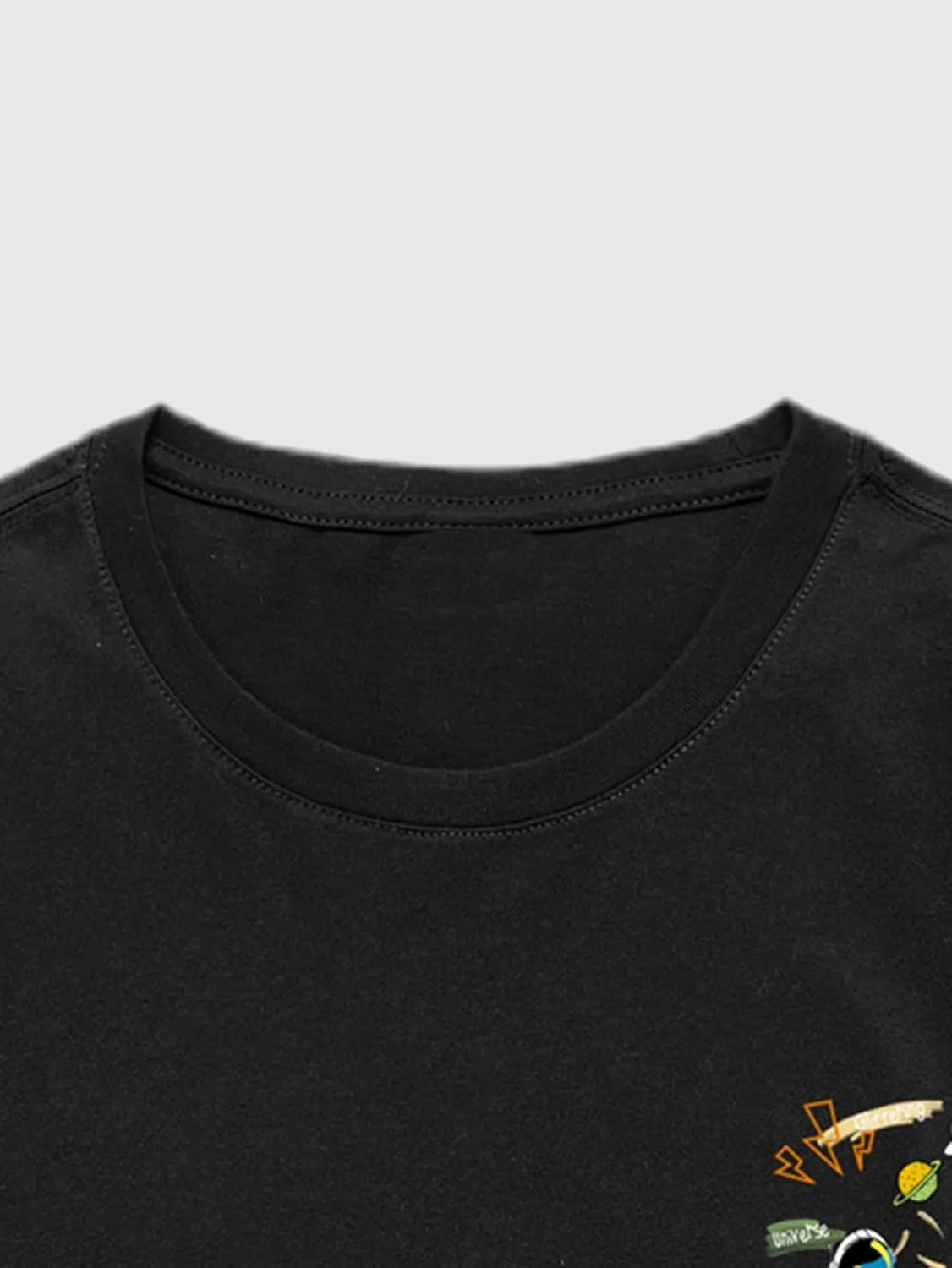 SOLY HUX Men's Graphic Tees Y2K Alien T Shirts Vintage Shirts 90s Oversized Streetwear Tops