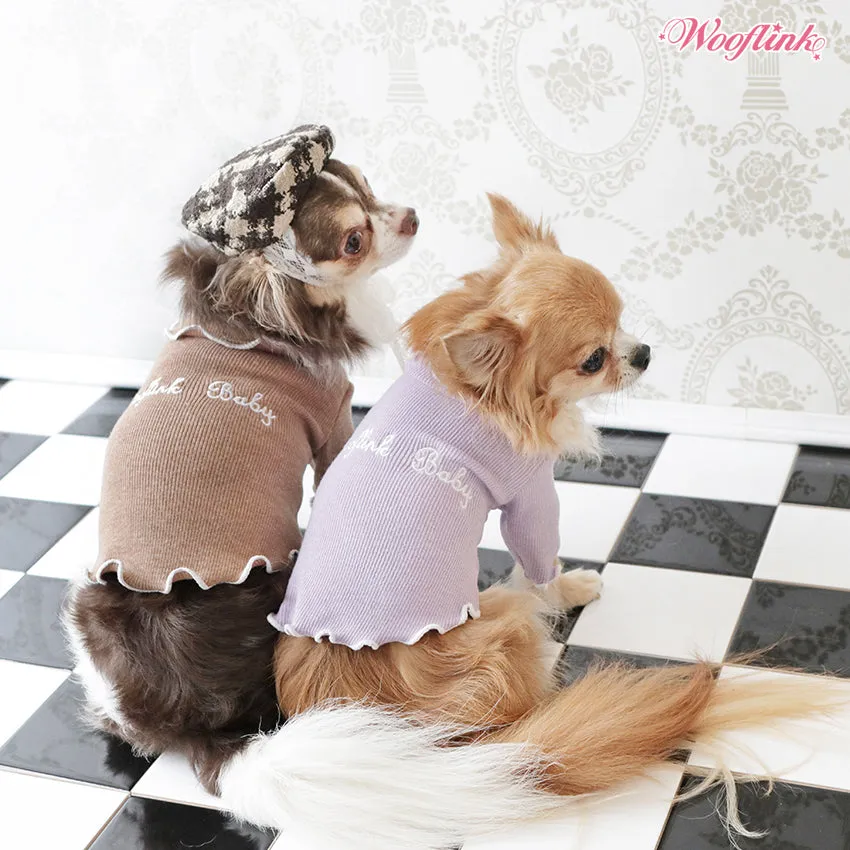 Wooflink Baby Knit Blouse - Violet